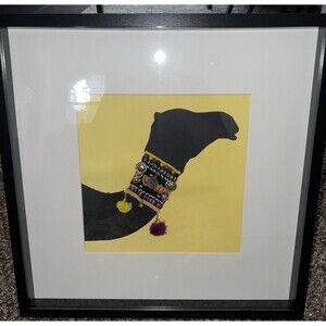 Camel Cool Art Matted & Framed 3-Dimensional Contemporary 20.75“x20.75“x1.75“